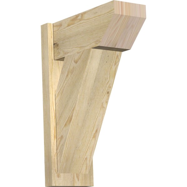 Ekena Millwork Traditional Slat Rough Sawn Outlooker, Douglas Fir, 8"W x 18"D x 26"H OUT08X18X26TRA06RDF - main